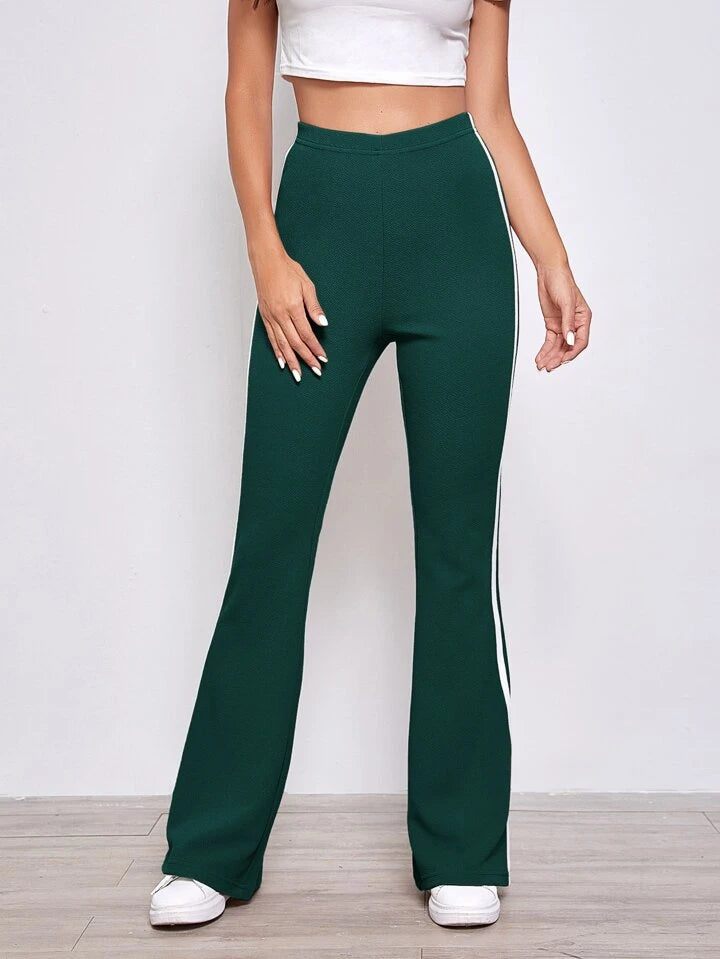 Women’s wear Striped Side Flare Leg trousers