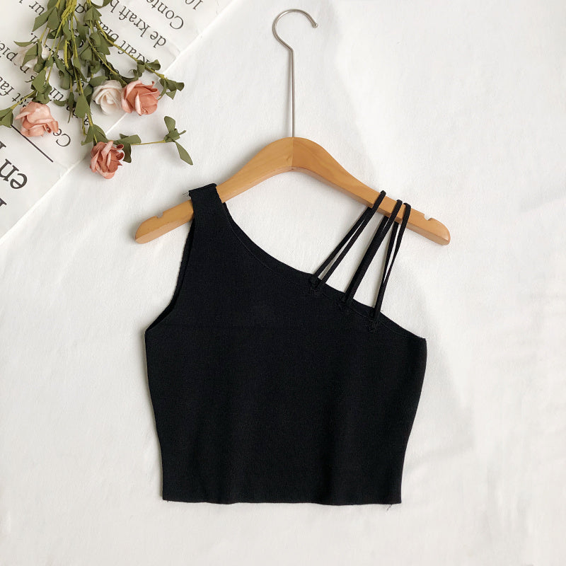 TRIPLE STRAPS CROP TOP