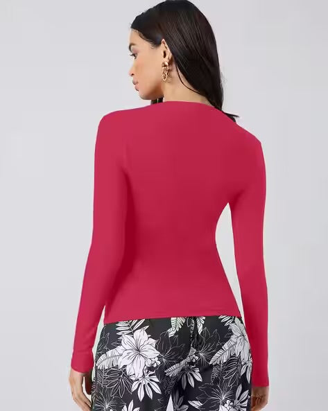 Women’s square neck fitted T shirt
