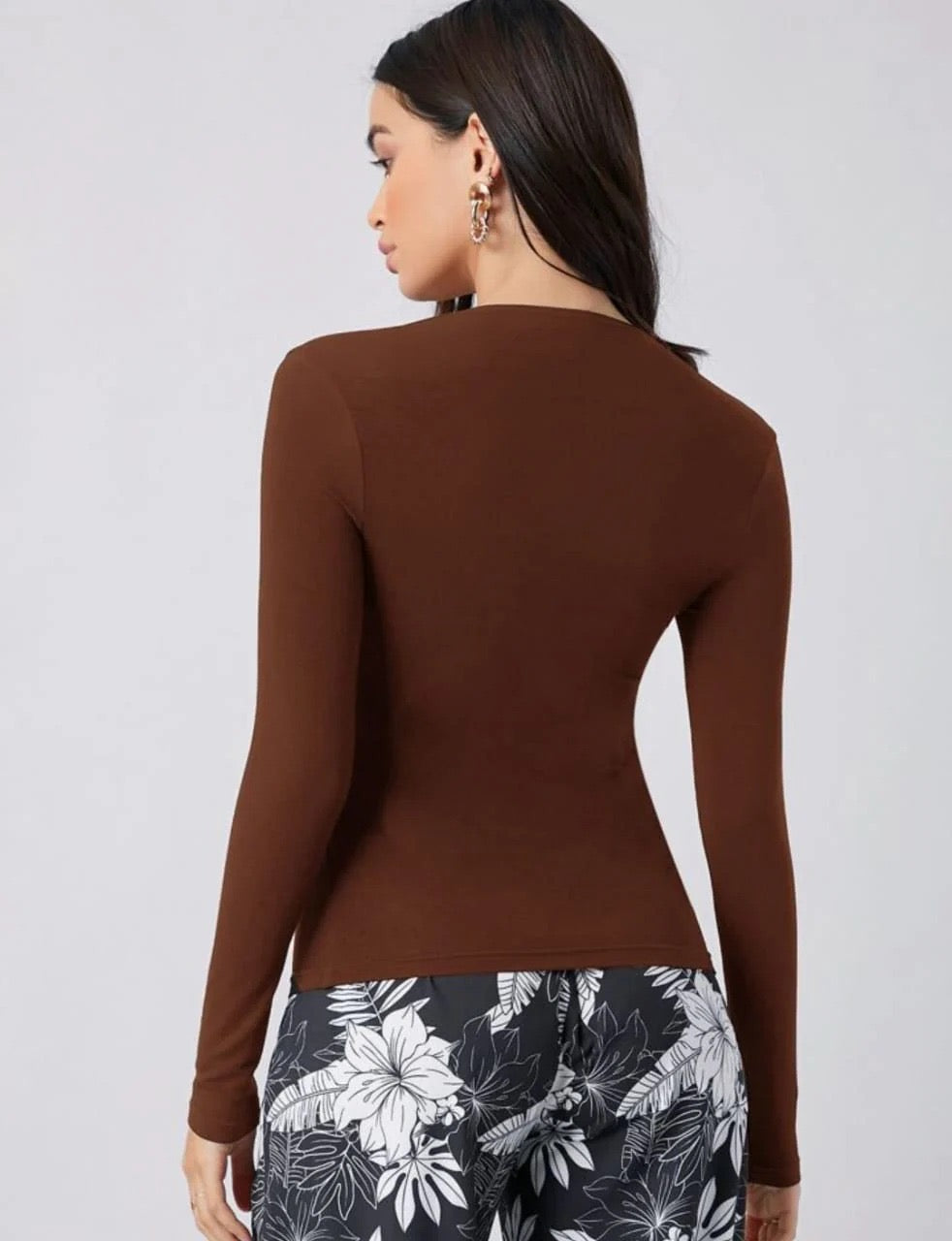 Women’s square neck fitted T shirt