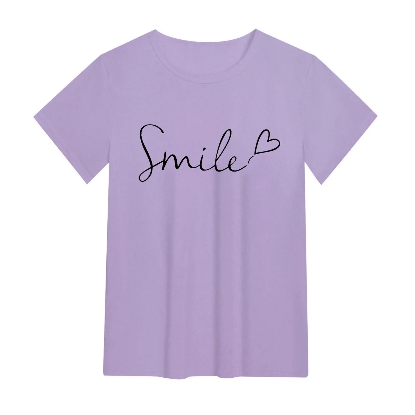 LETTER AND HEART PRINT TEE