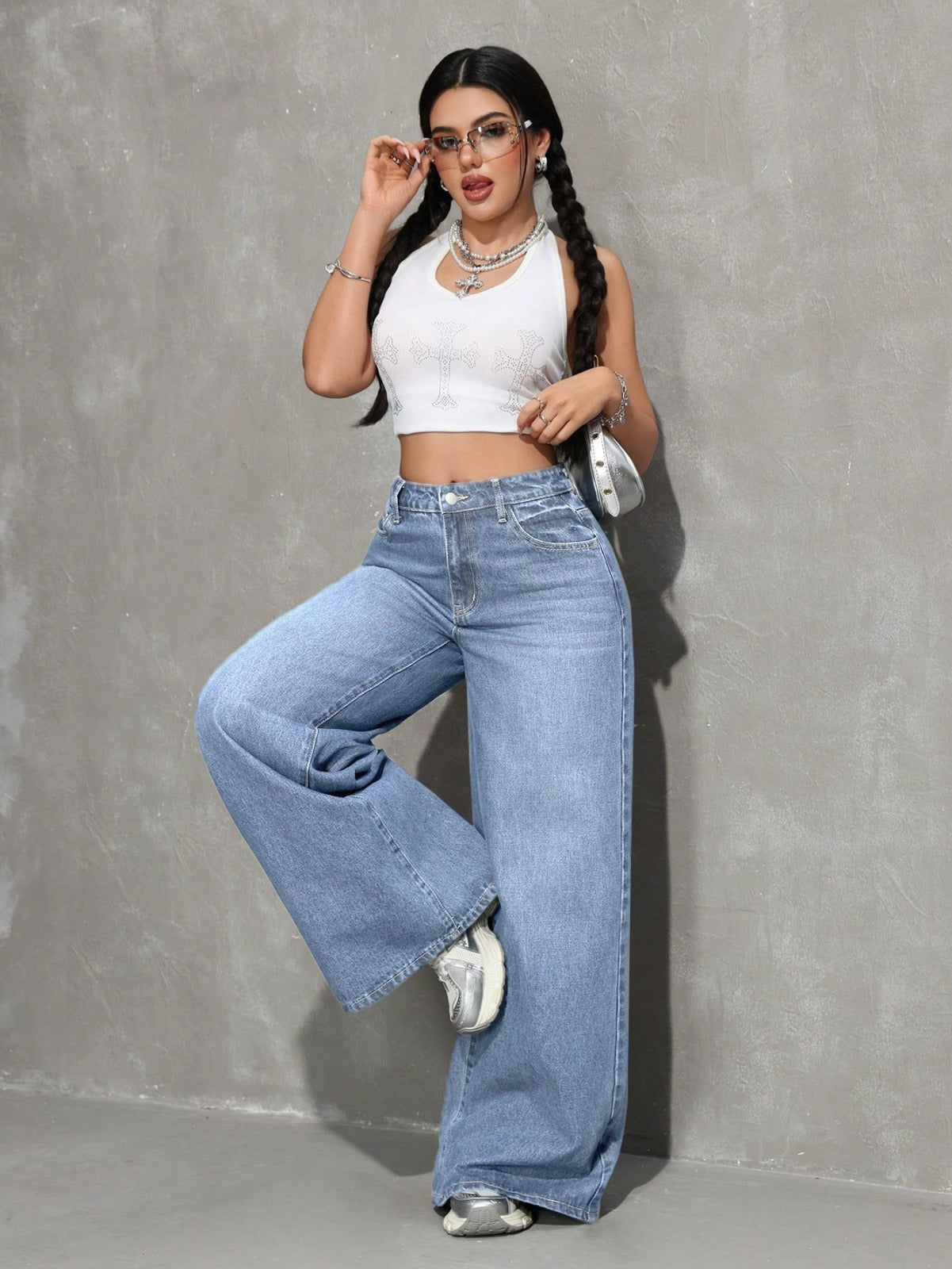 Flared Denim pant