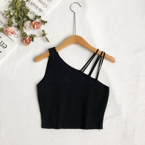TRIPLE STRAPS CROP TOP