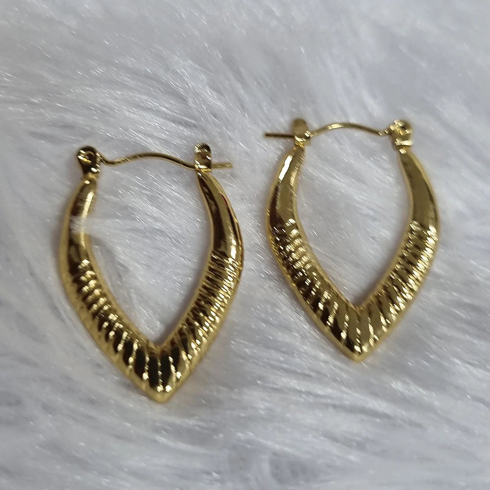 Naitika Art Gold Plated Dangler Earrings