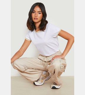 WOMENS RINGER FITTED T-SHIRT