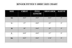 WOMENS RINGER FITTED T-SHIRT