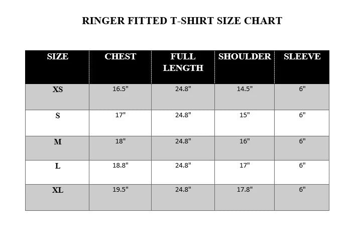 WOMENS RINGER FITTED T-SHIRT