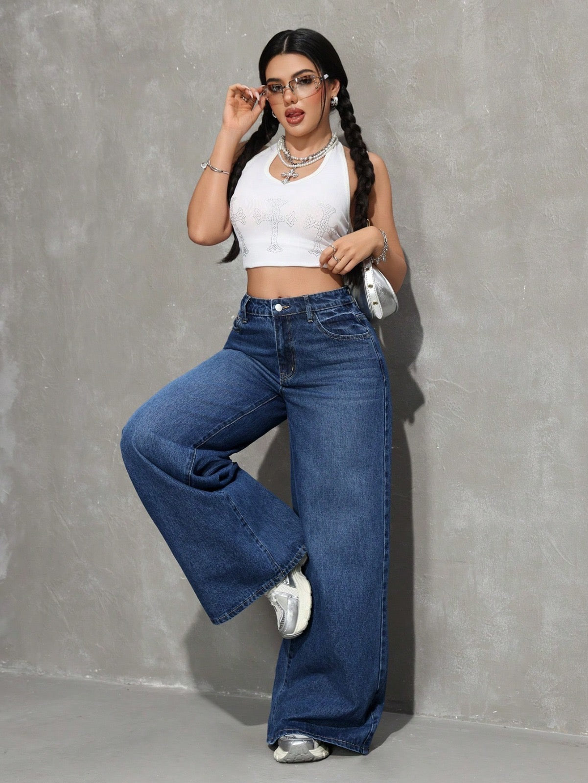 Flared Denim pant