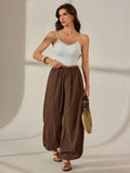 Flared Leg Balloon Trouser