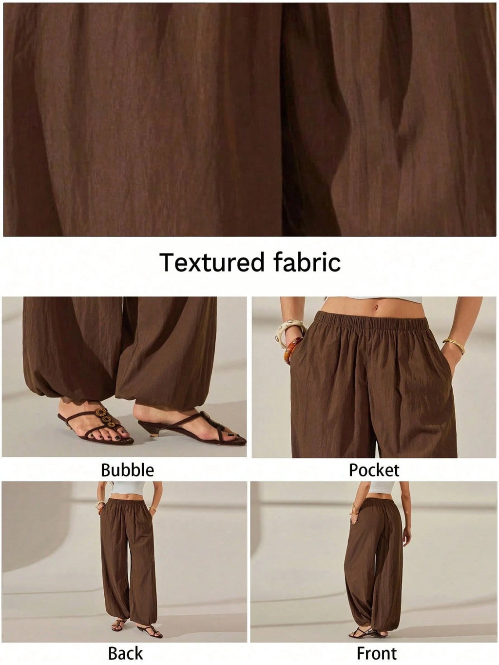 Flared Leg Balloon Trouser
