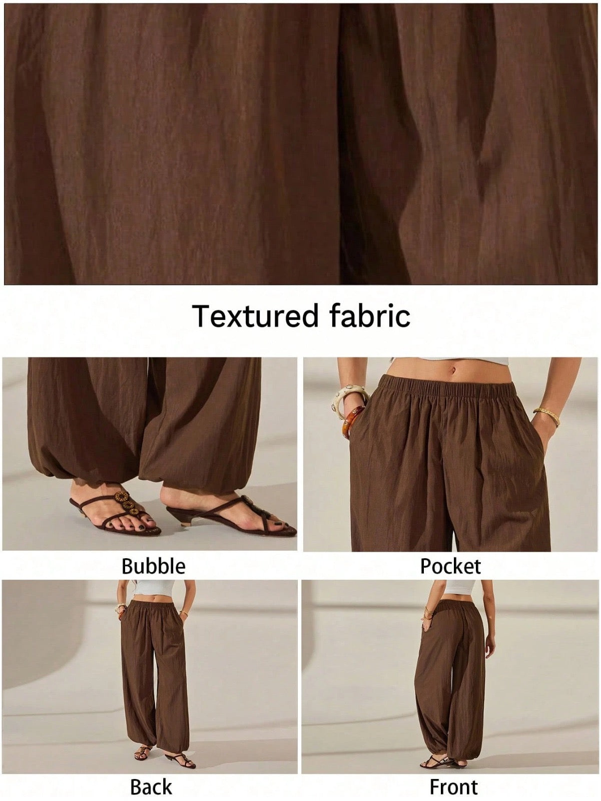 Flared Leg Balloon Trouser