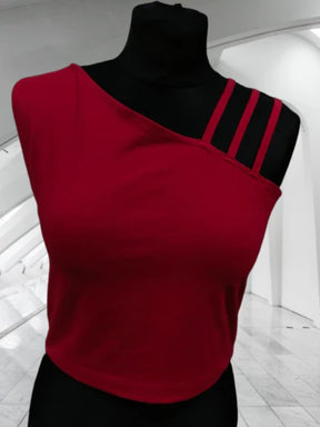 TRIPLE STRAPS CROP TOP