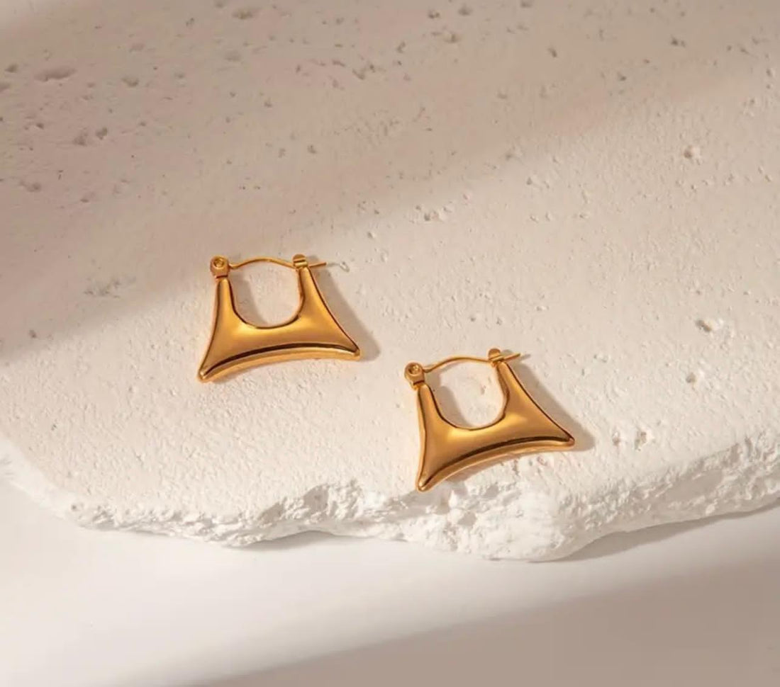 Naitika Art Gold Plated Dangler Earrings
