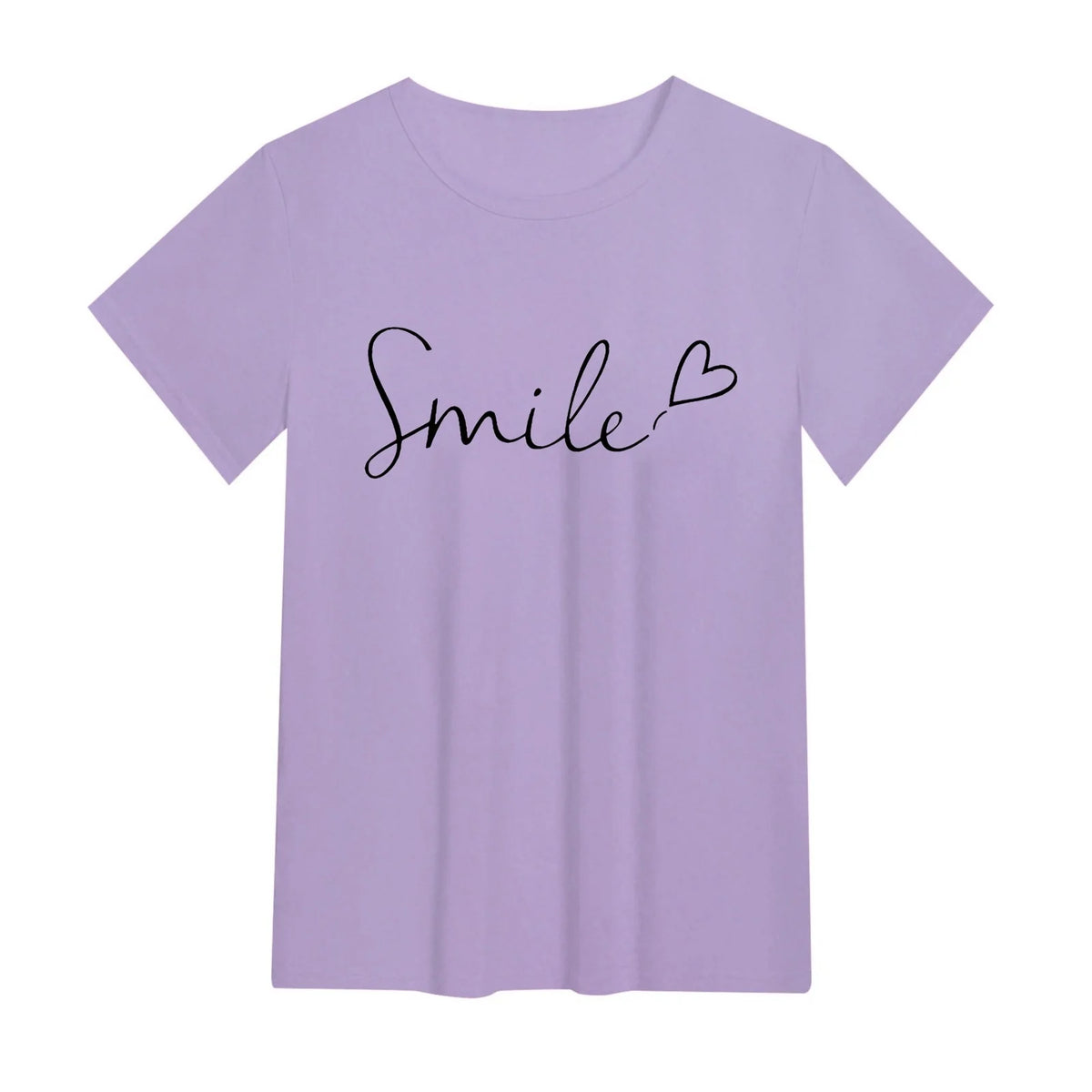 LETTER AND HEART PRINT TEE