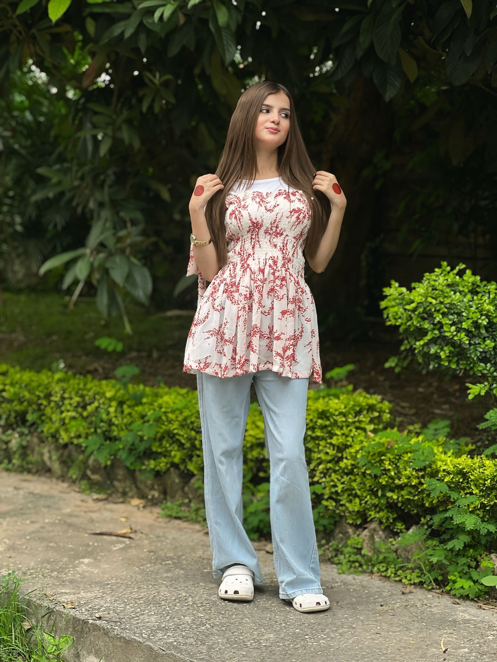 WOMEN FRENCH STYLE TIE STRAP DITSY FLORAL CAMI SLEEVELESS TOP AND UNDER TOP