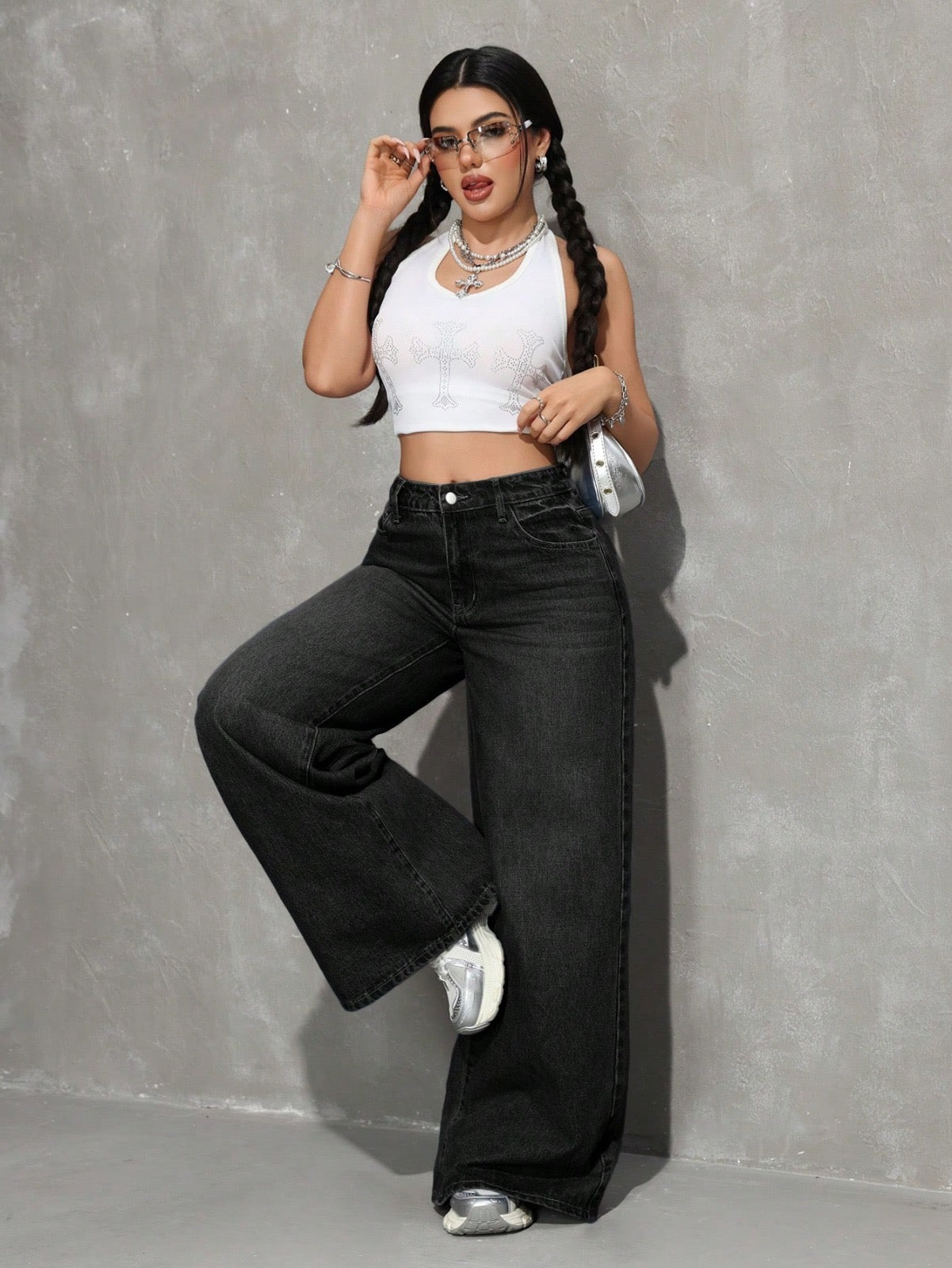 Flared Denim pant