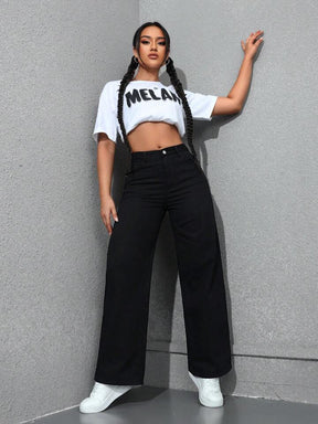 women’s Casual Versatile Loose Straight-Leg Jeans