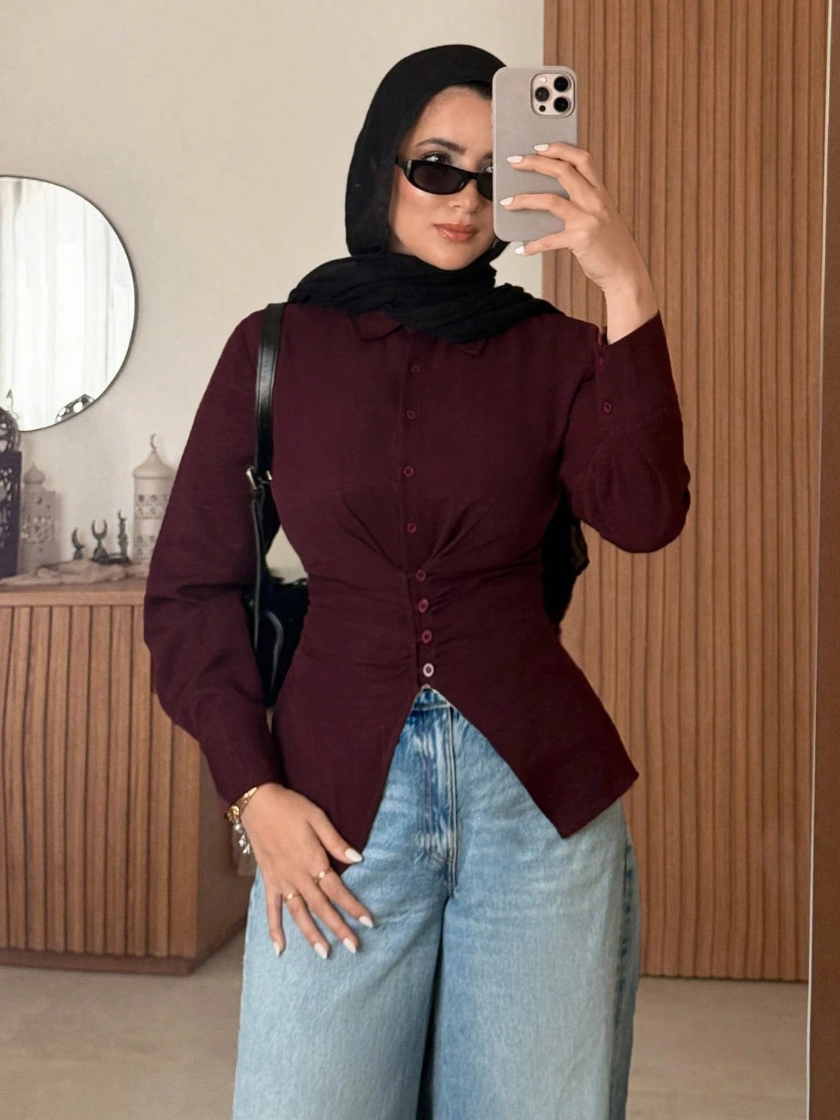 Women's Casual Versatile Waist-Cinching Top