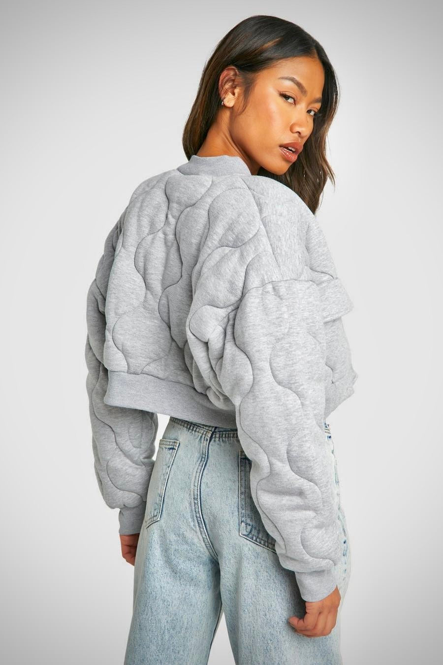 PUFFER  ONION QUILT BOMBER JACKET