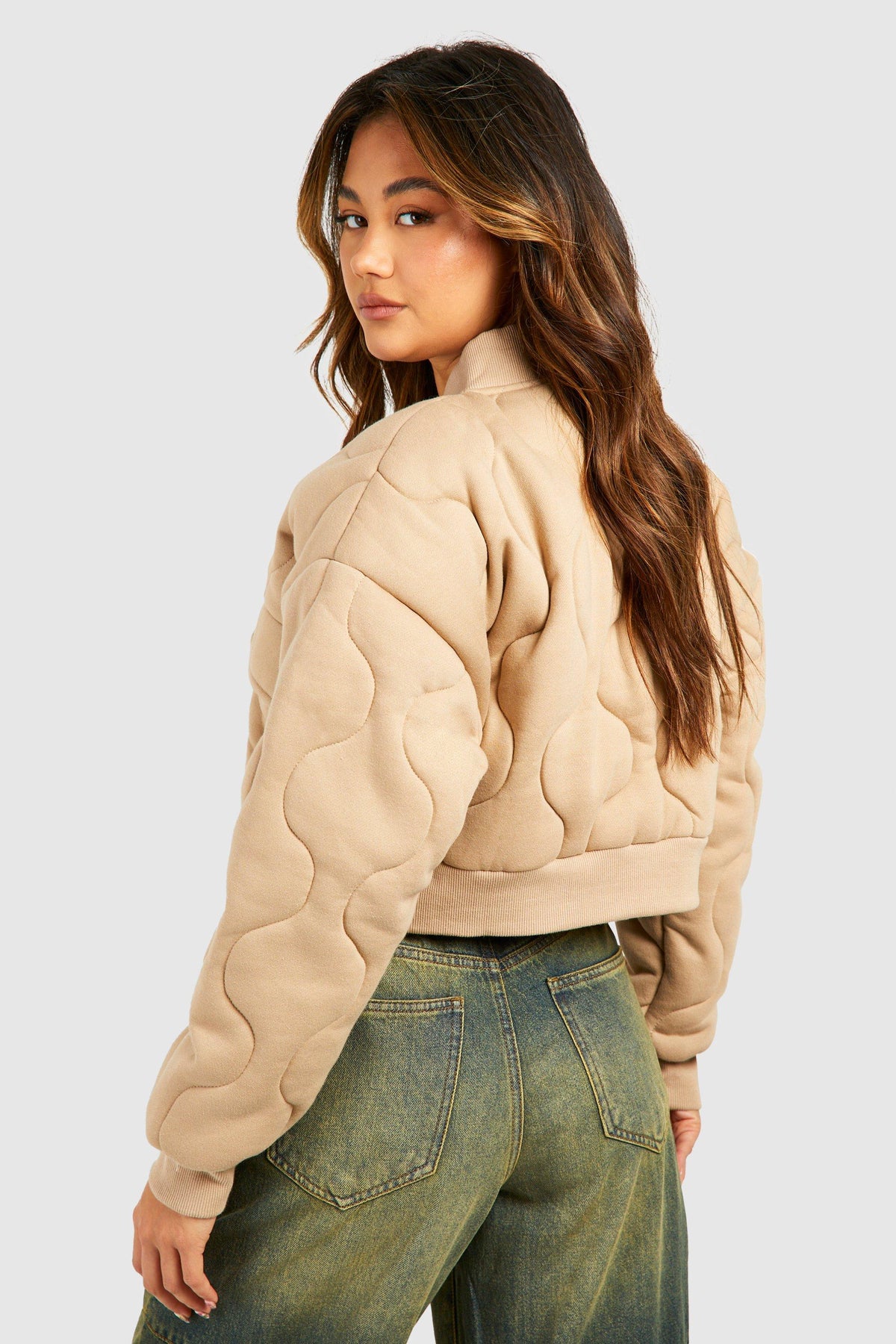 PUFFER  ONION QUILT BOMBER JACKET