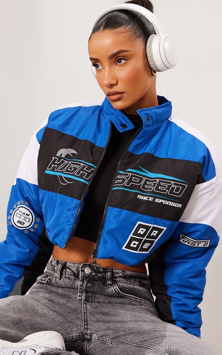 MOTO PADDED BOMBER JACKET